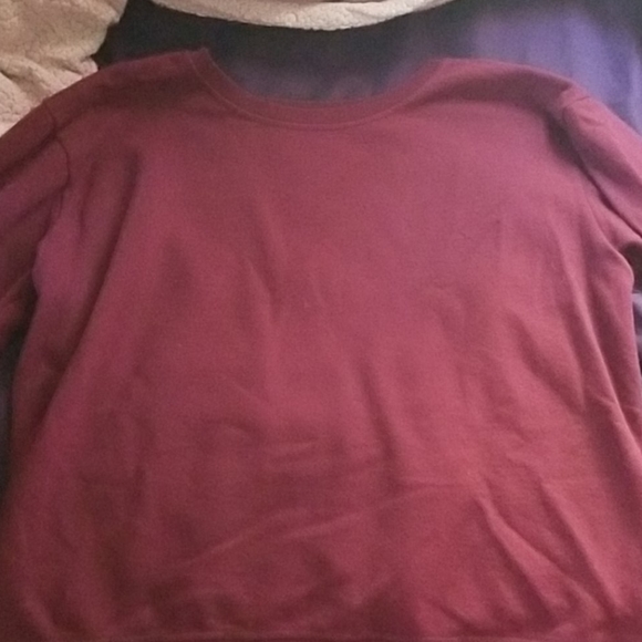 Hanes Longsleeve Red Tee - Picture 3 of 4